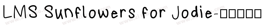 LMS Sunflowers for Jodie字体转换